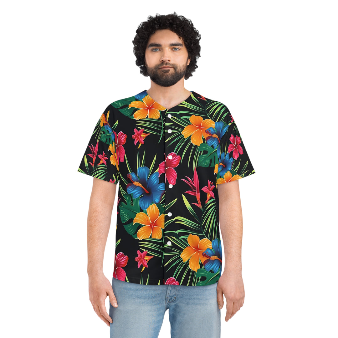 Men's Baseball Jersey (AOP) - Hawaii