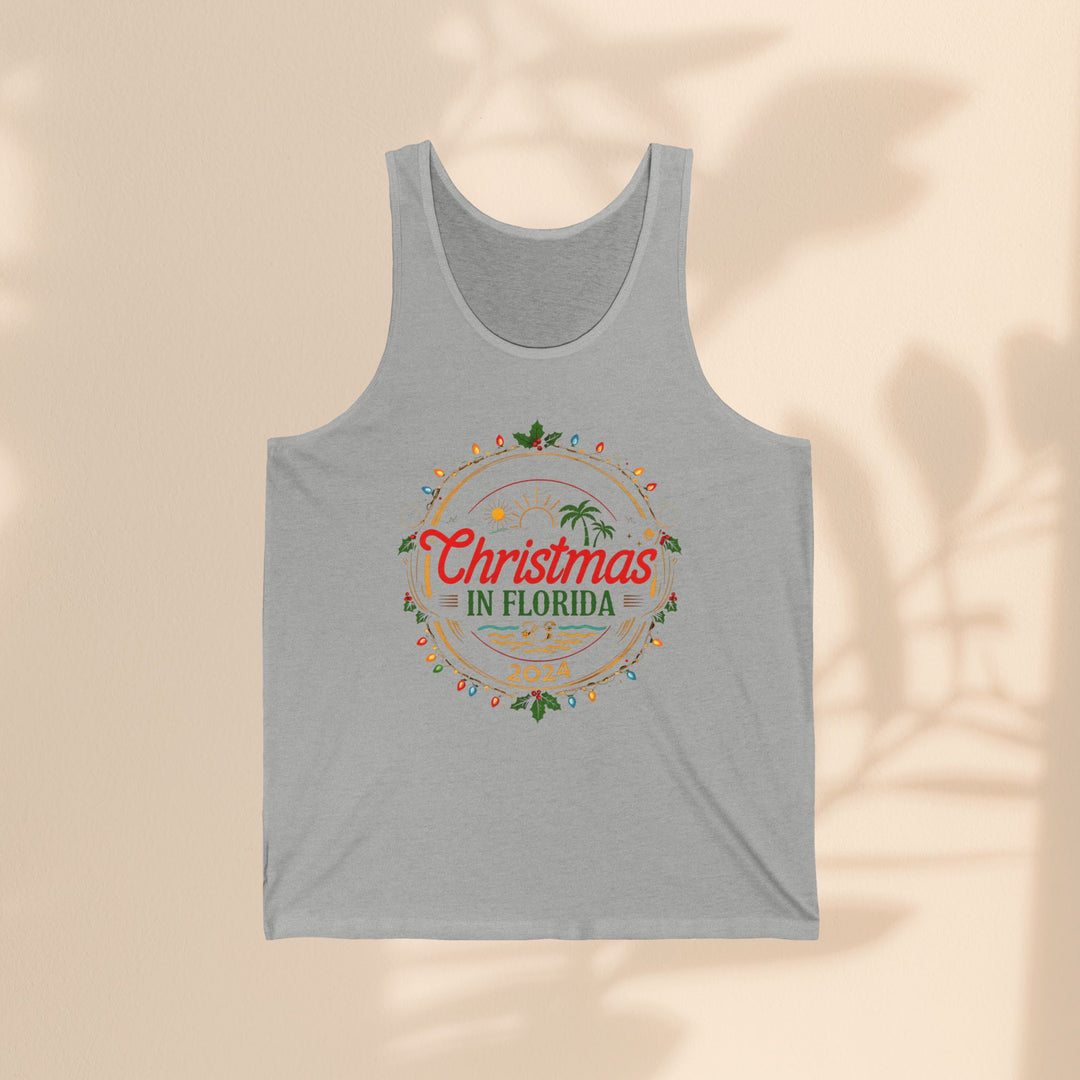 Unisex Jersey Tank - Christmas in Florida 2024