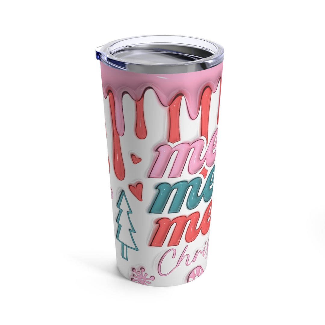 Tumbler 20oz - Merry Merry Merry Christmas