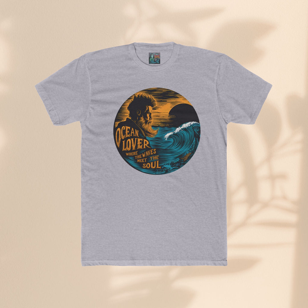 Unisex Cotton Crew Tee - Ocean Lover Soul