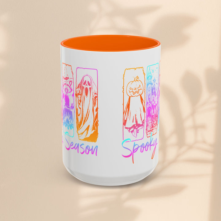 Spooky Season Accent Coffee Mug – Halloween Ceramic Cup (11oz, 15oz)
