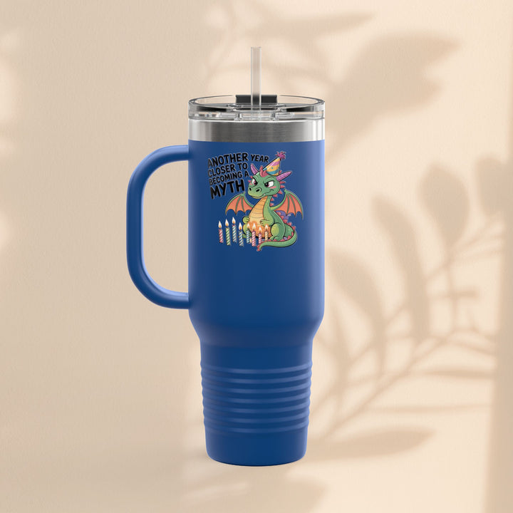 Dragon Insulated Travel Mug, 40oz, Dragon Birthday Tumbler