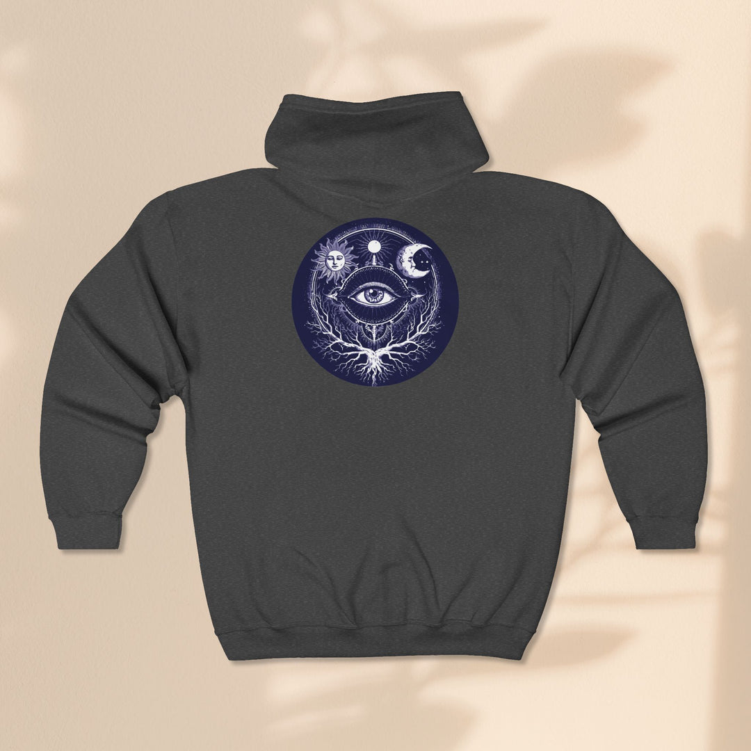Sacred Eye - Unisex Heavy Blend™ Full Zip Hooded Sweatshirt