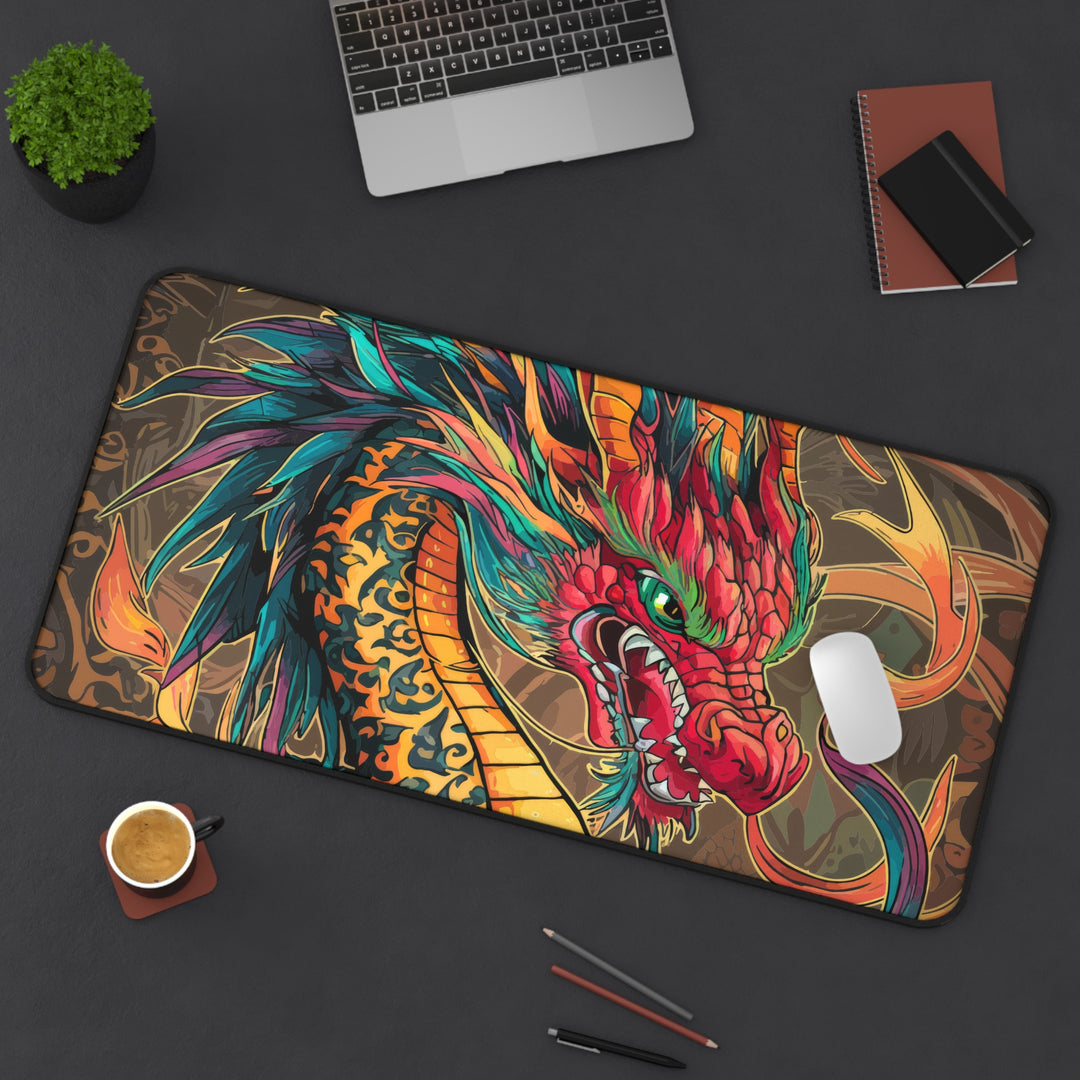 Desk Mat - Fire Dragon