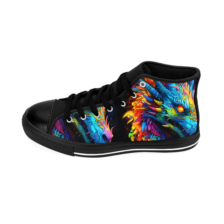 Neon Dragon Sneakers