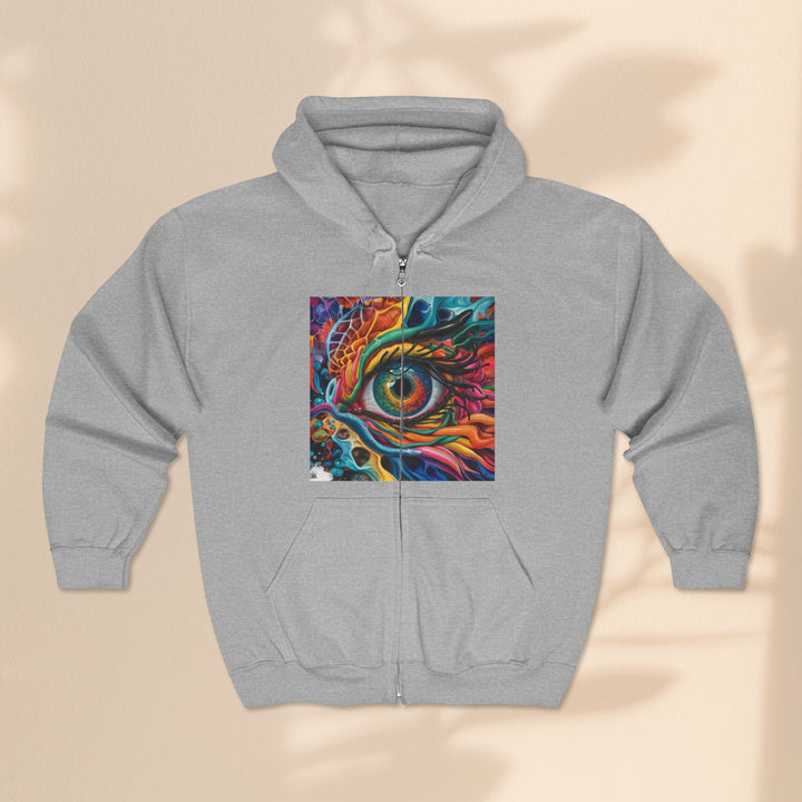 Dragon Eye - Unisex Heavy Blend™ Full Zip Hooded Sweatshirt