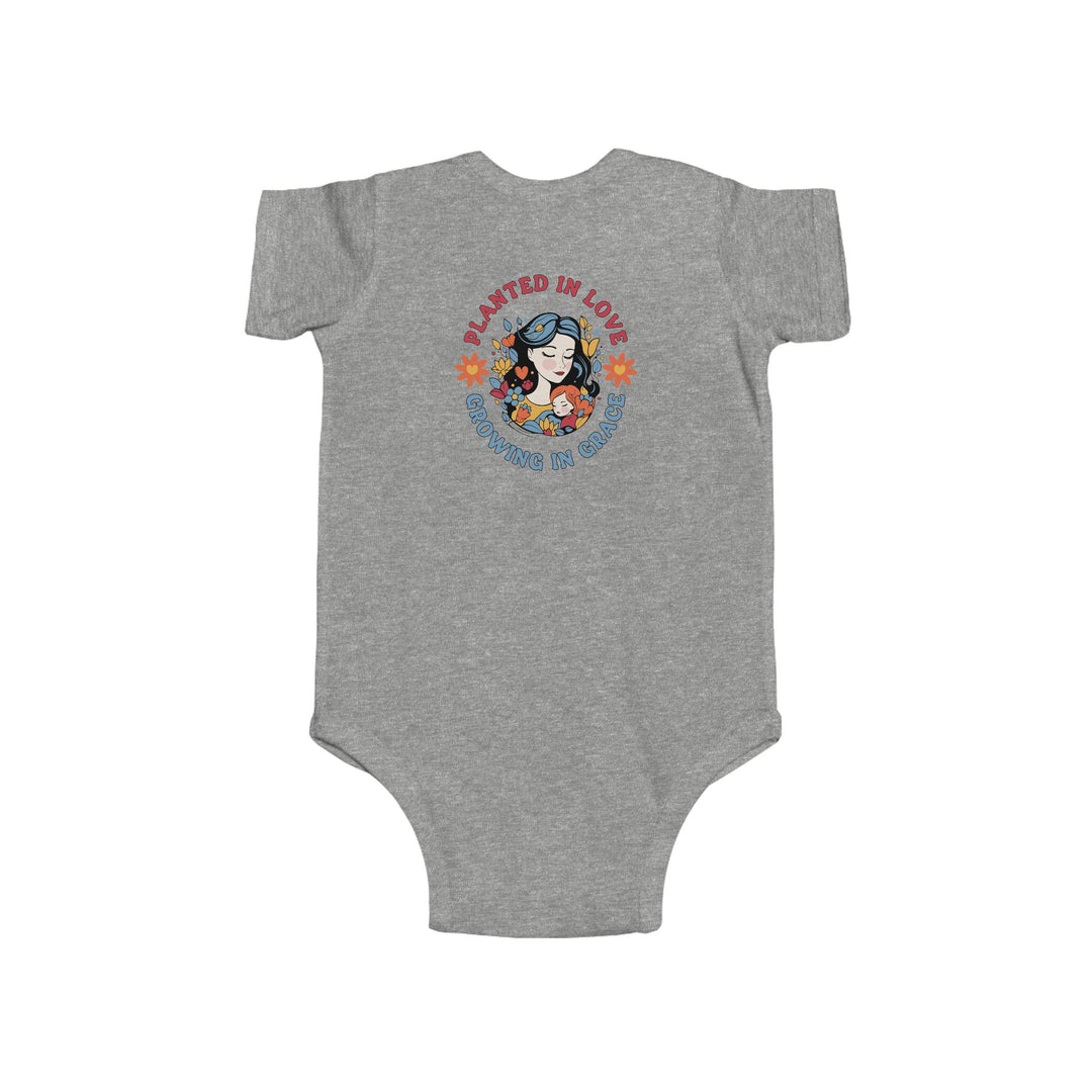 Infant Fine Jersey Bodysuit - Planted in Love, Growing In Grace