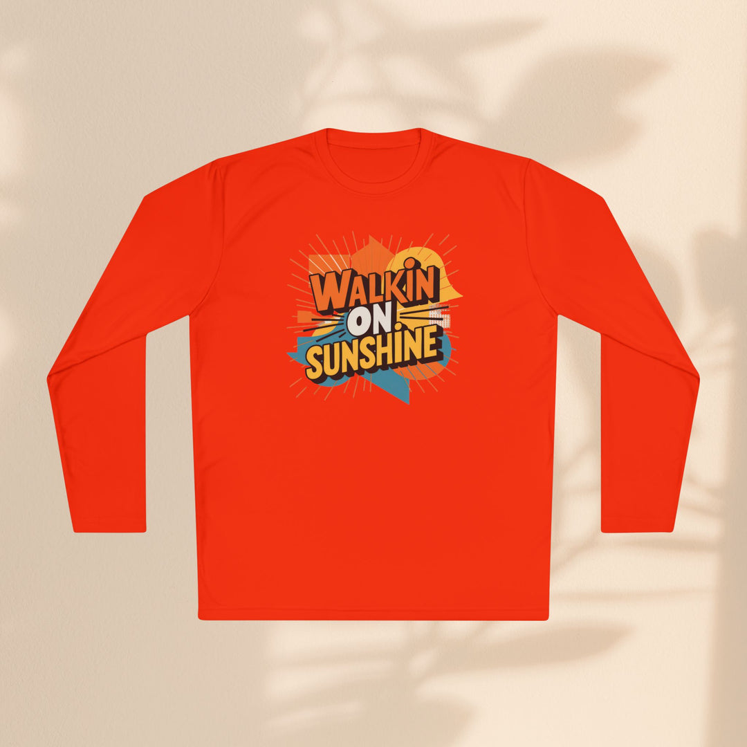 Unisex Lightweight Long Sleeve Tee - Walking On Sunshine