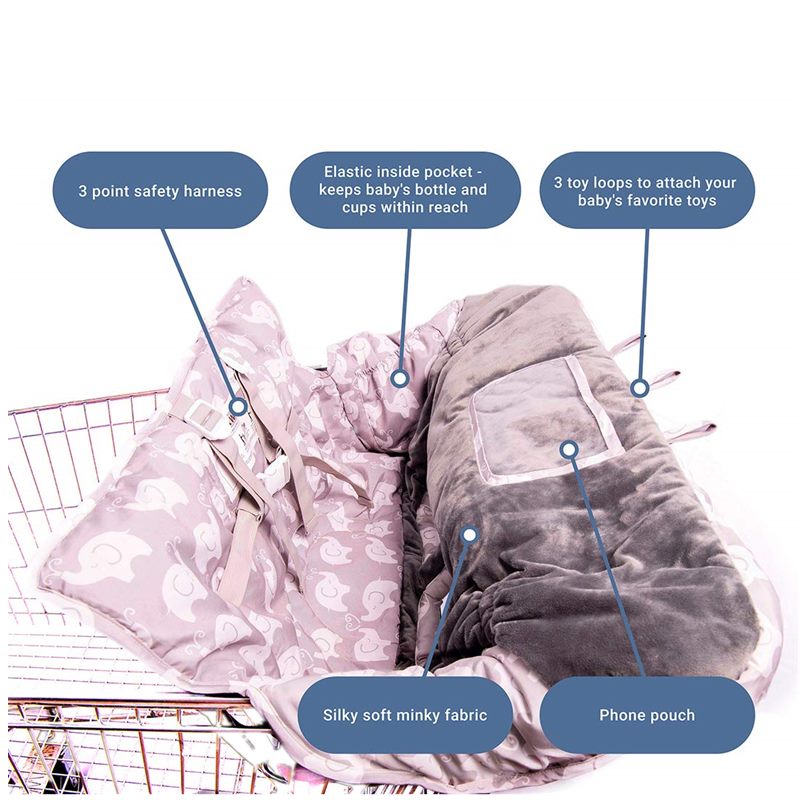 Baby Shopping Cart Seat Cushion Cover