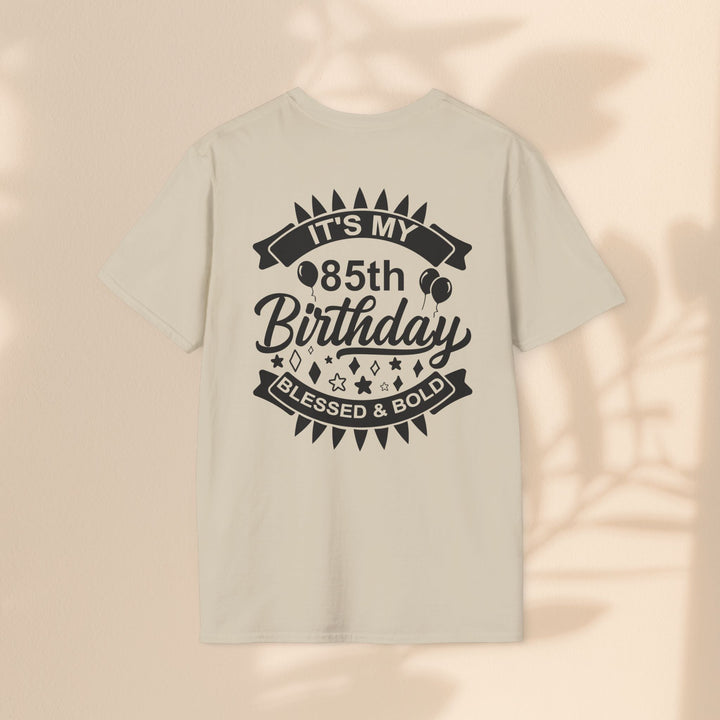 85th Birthday Celebration T-Shirt, Unisex Softstyle Tee for 85th Birthday, Milestone Birthday Gift, Birthday Party Outfit, Cute [...]