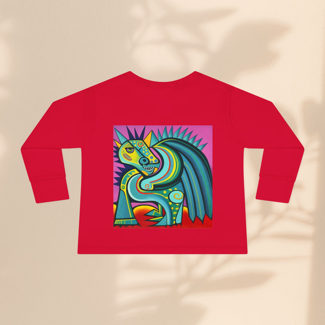 Toddler Long Sleeve Tee - Mod Dragon