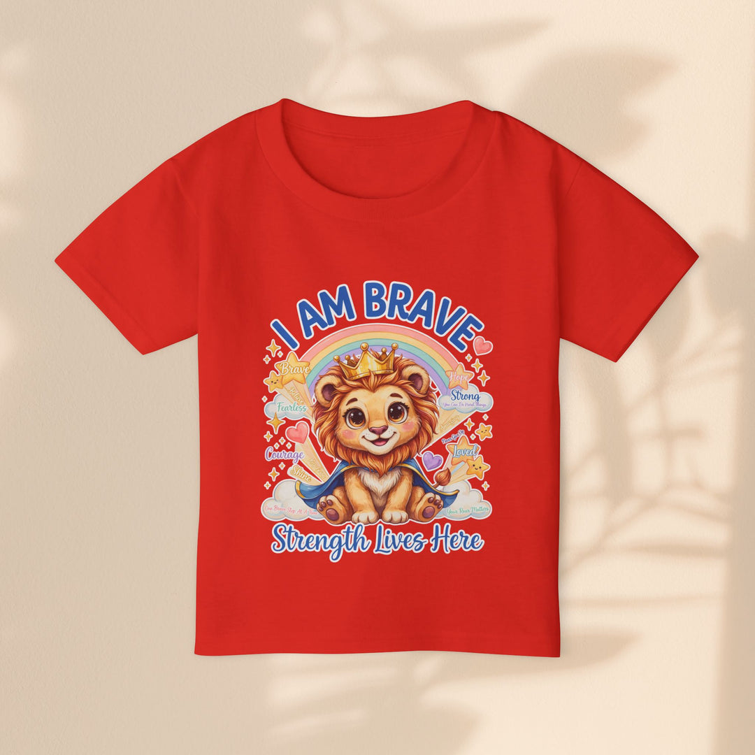Brave Buddies Leo Lion I Am Brave Toddler T-Shirt
