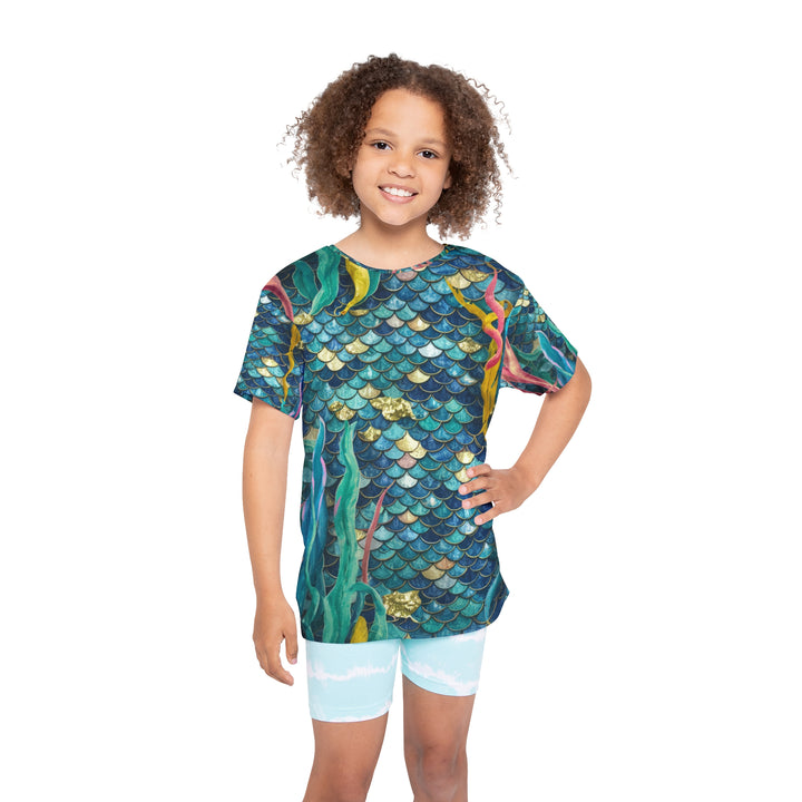 Kids Sports Jersey - Mermaid Scale Party