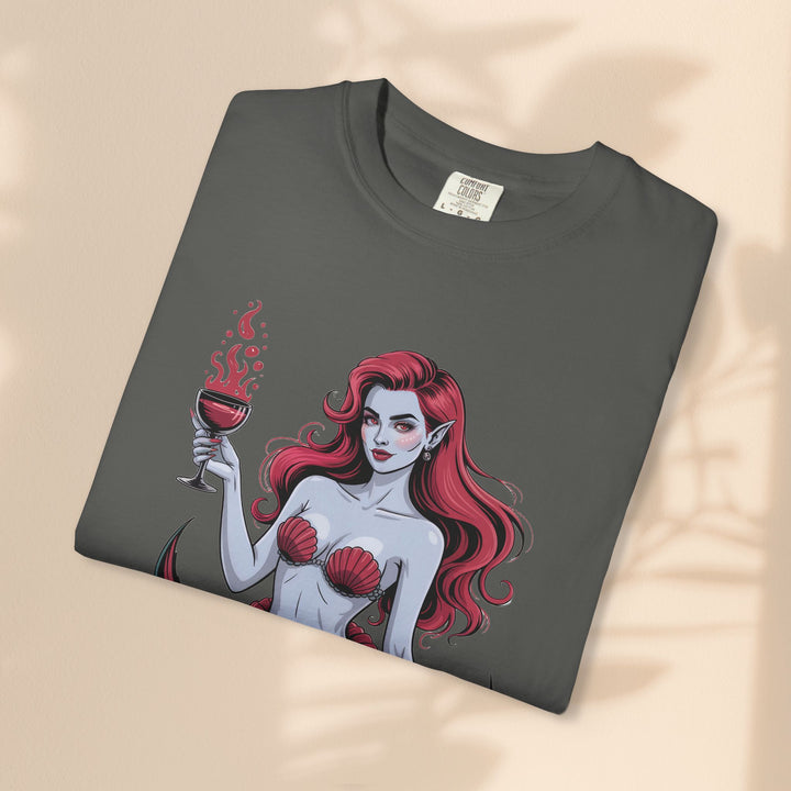 Mermaid-Themed Unisex T-Shirt – Fun Summer Apparel, Beach Lover Gift, Vintage Style Tee
