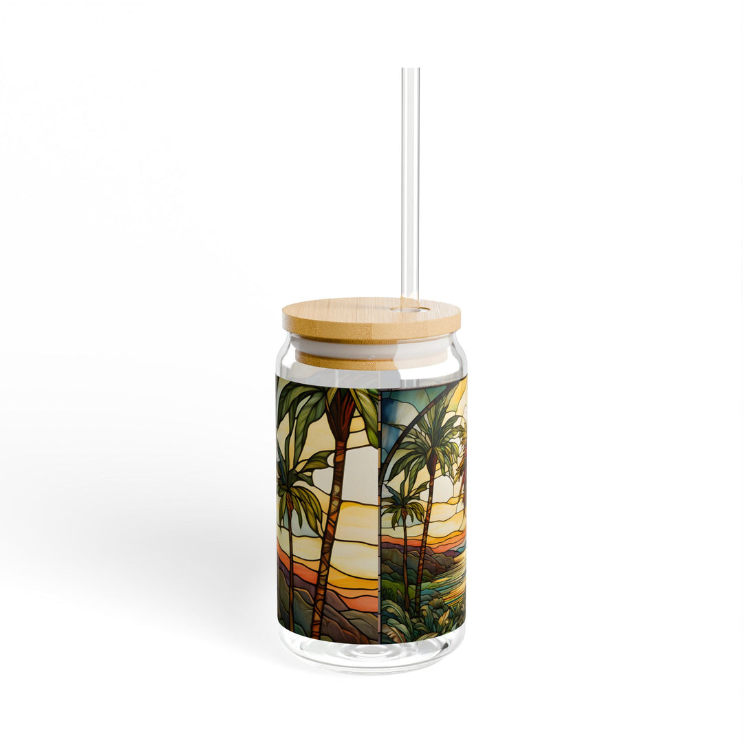 Sipper Glass, 16oz - Florida Beach