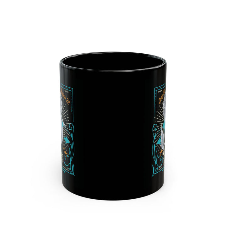 Black Mug (11oz, 15oz) - Mermaid Leo