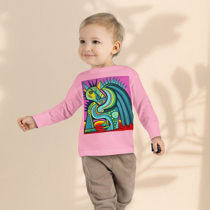 Toddler Long Sleeve Tee - Mod Dragon