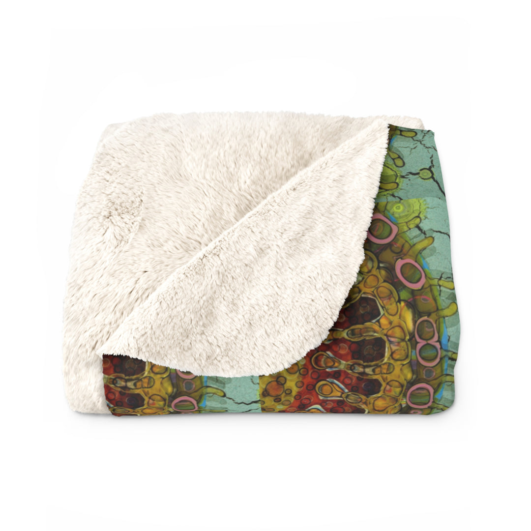 Transformation Sherpa Fleece Blanket – Cozy Inspirational Throw for Home & Gifts