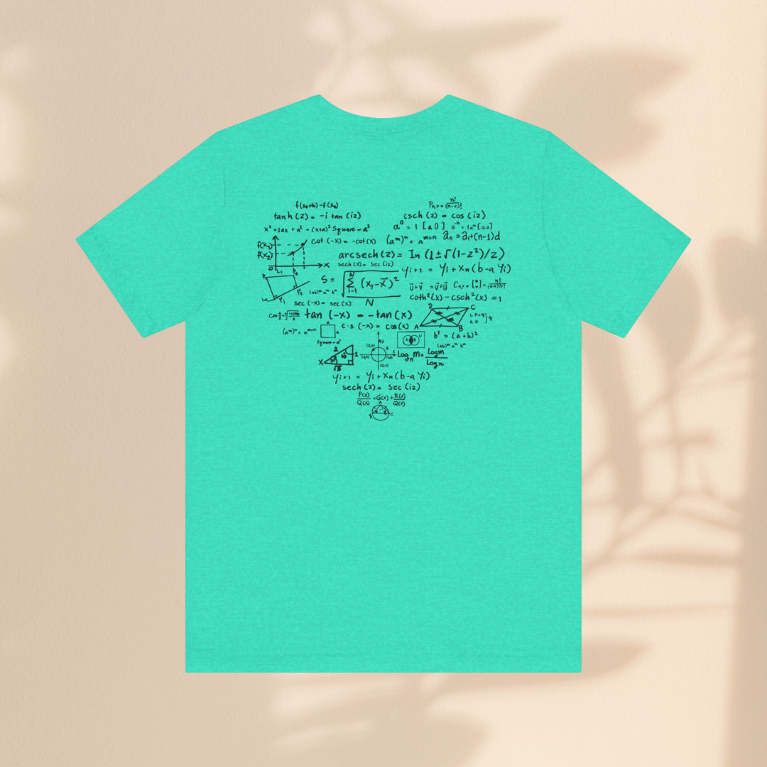 Unisex Jersey Short Sleeve Tee - Math Heart