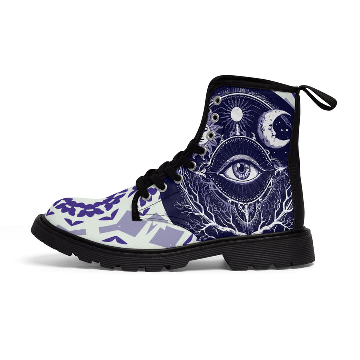 Women's Canvas Boots - Sacred Eye Boots