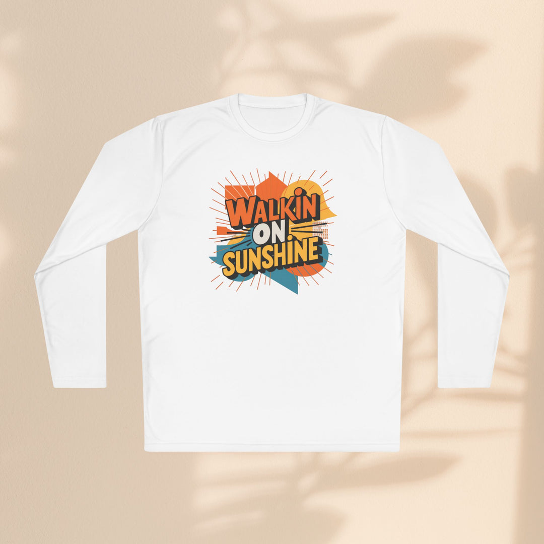 Unisex Lightweight Long Sleeve Tee - Walking On Sunshine