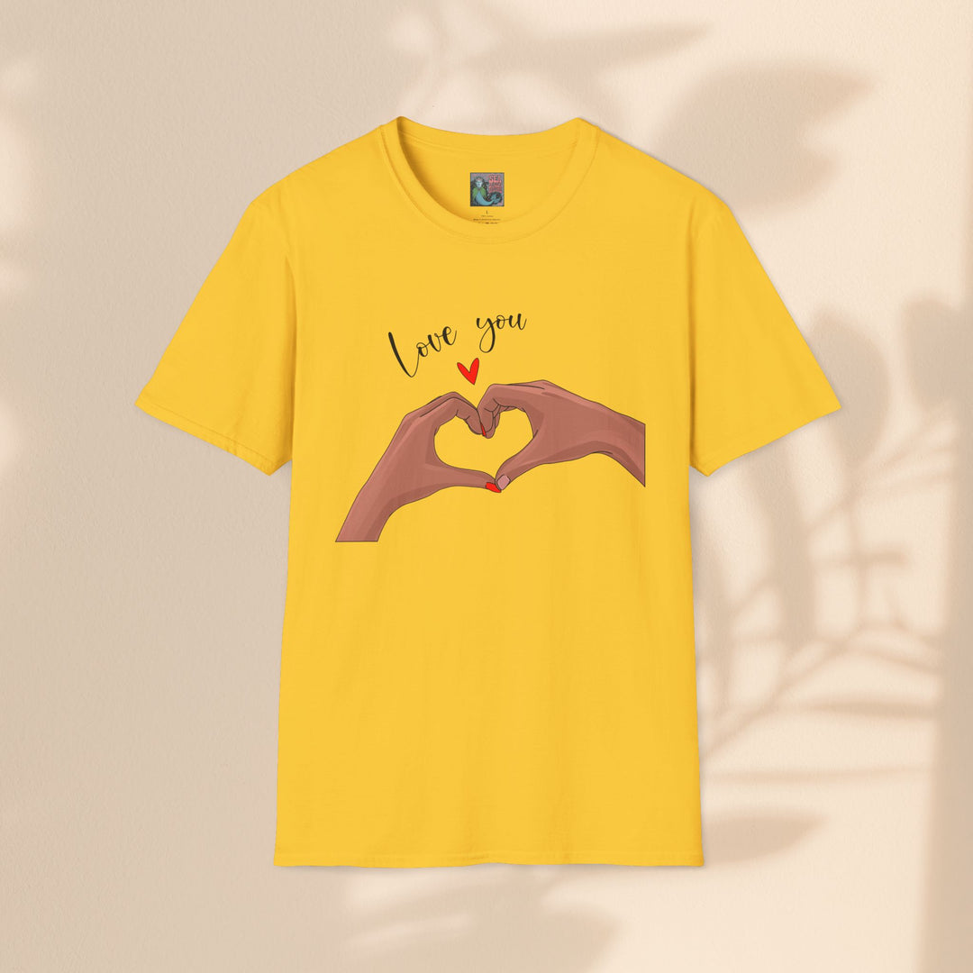 Unisex Softstyle T-Shirt - Love You Heart