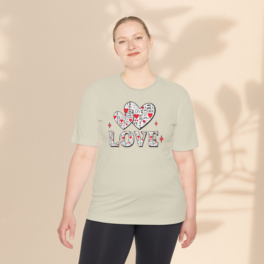 Unisex Moisture Wicking Tee - Love