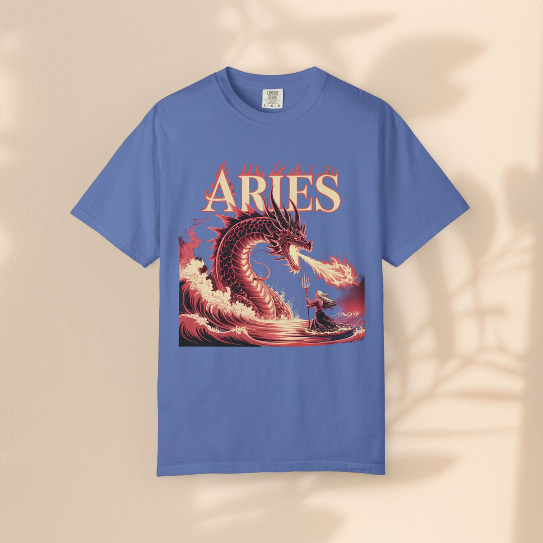Aries Graphic T-Shirt: Unisex Astrology Tee, Zodiac Shirt for Birthdays & Everyday Wear, Perfect Gift for Aries Friends