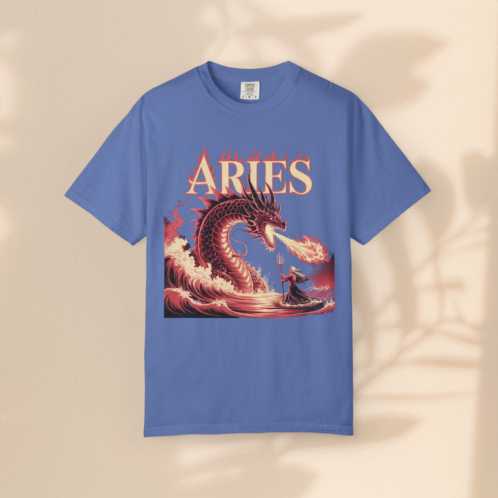 Aries Graphic T-Shirt: Unisex Astrology Tee, Zodiac Shirt for Birthdays & Everyday Wear, Perfect Gift for Aries Friends