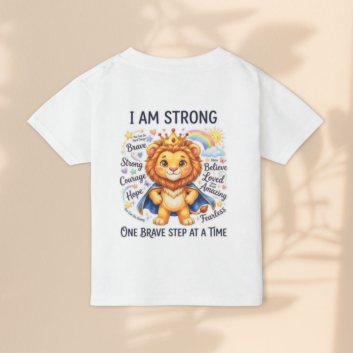 I Am Strong Leo Lion Courage Toddler T-Shirt