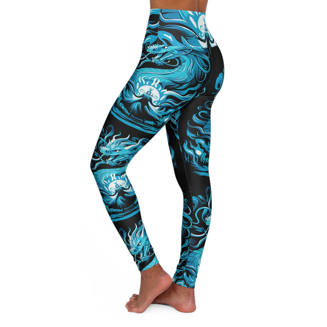 High Waisted Yoga Leggings - Majestic Reign