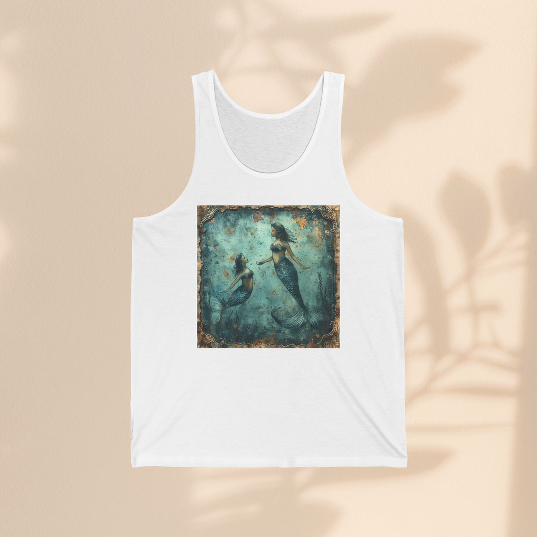 Unisex Jersey Tank - Mermaid with Child