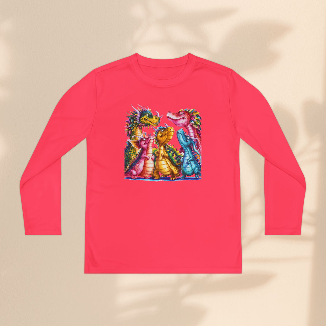 Youth Long Sleeve Competitor Tee - Dragon Joy