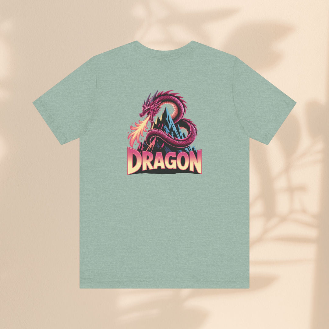 Dragon Graphic Tee, Unisex T-Shirt, Fantasy Shirt, Gift for Gamers, Dragon Lovers Shirt, Casual Wear, Unique Apparel