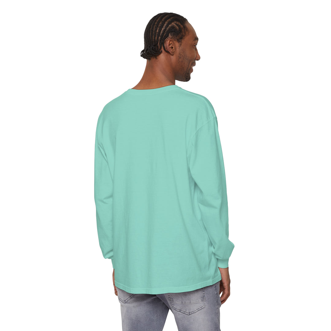 Unisex Garment-dyed Long Sleeve T-Shirt - Walking On Sunshine