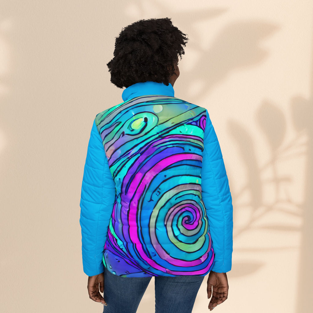 Women’s Puffer Jacket - Circle of Life