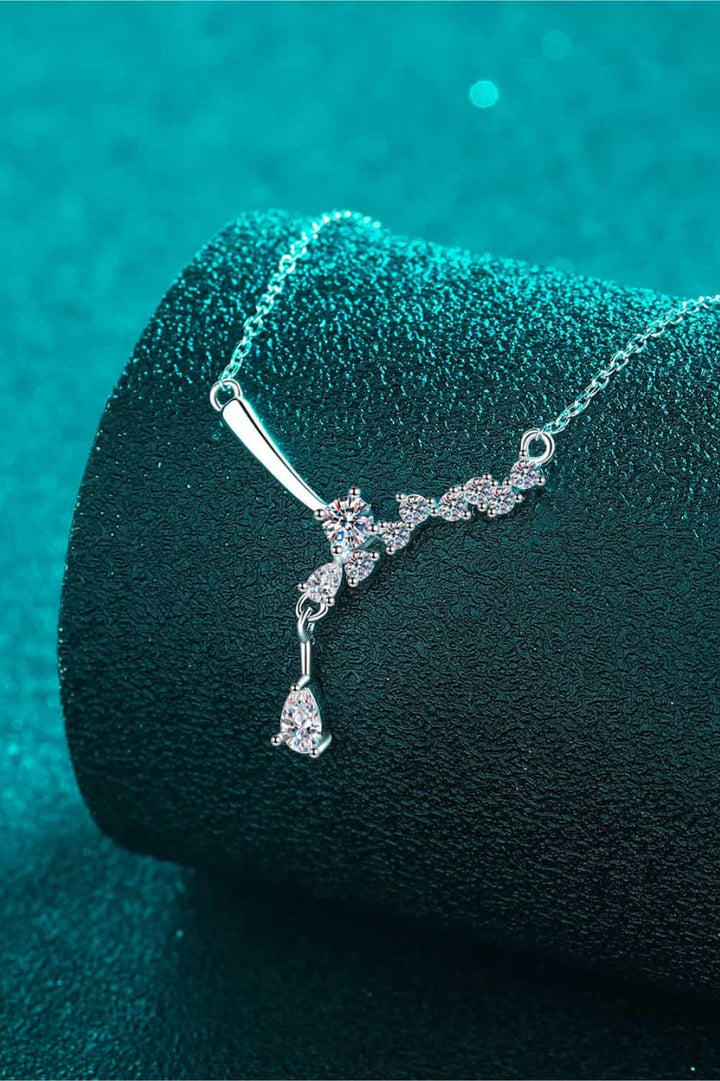1 Carat Sparkala™ Moissanite Necklace – Rhodium-Plated 925 Sterling Silver