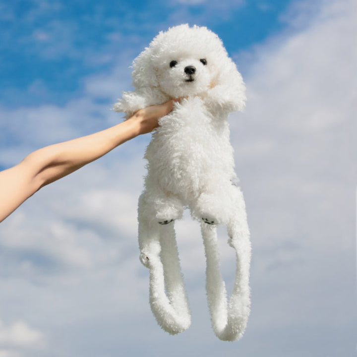 Poodle Dog Backpack – Handmade Plush Puppy Mini Backpack
