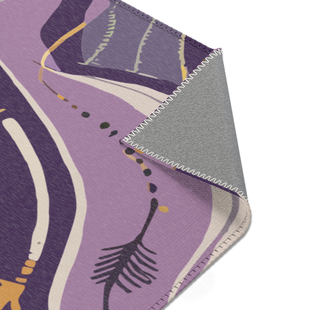 Purple Ocean Area Rug