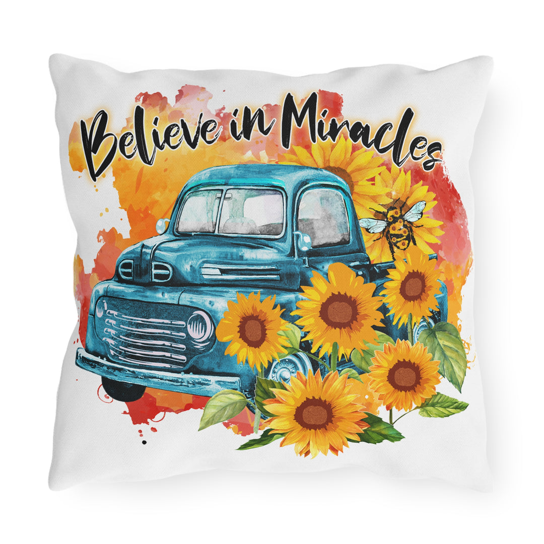 Outdoor Pillows - Believe in Miracles