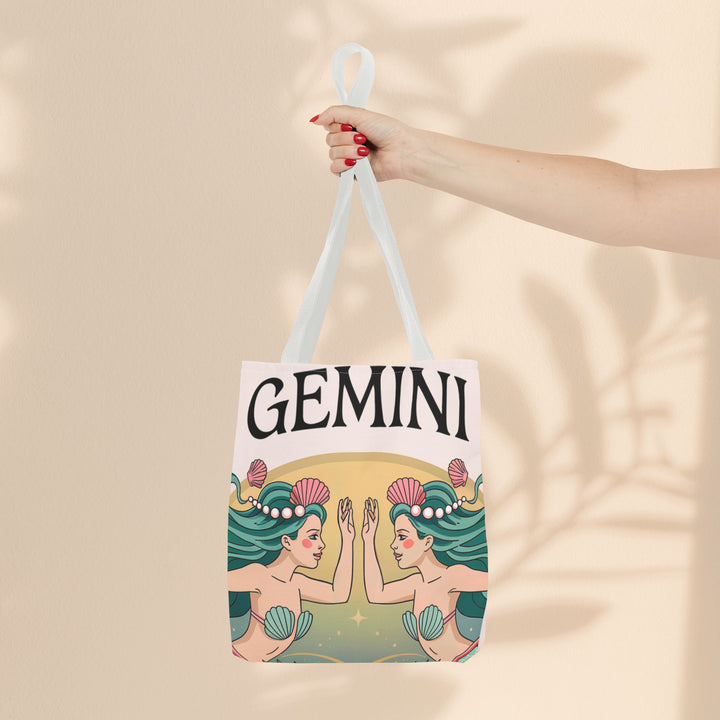 Gemini Zodiac Tote Bag, Astrological Bag, Personalized Gift, Astrology Lover, Horoscope Accessory, Birthday Present