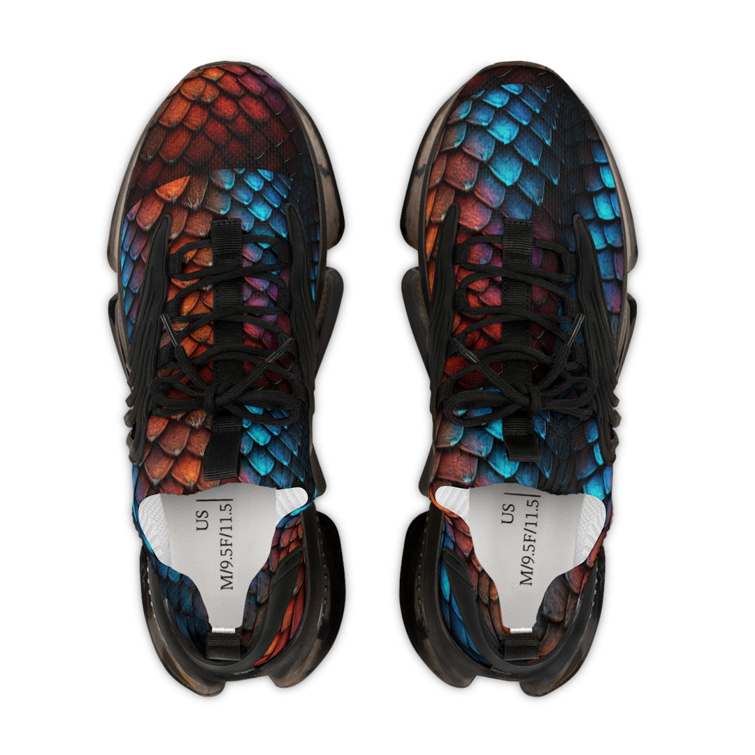 Men's Mesh Sneakers - Dragon Scales