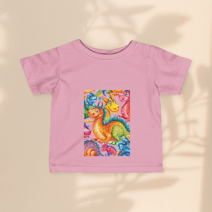 Infant Fine Jersey Tee - Happy Dragons