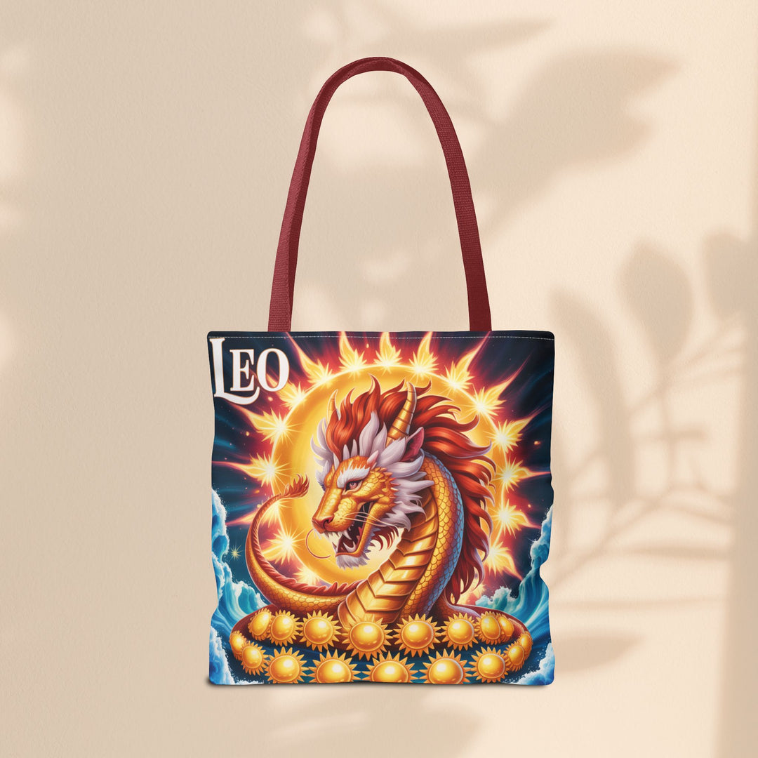 Leo Zodiac Tote Bag, Astrology Bag, Horoscope Tote, Birthday Gift, Festival Bag, Celestial Art Bag