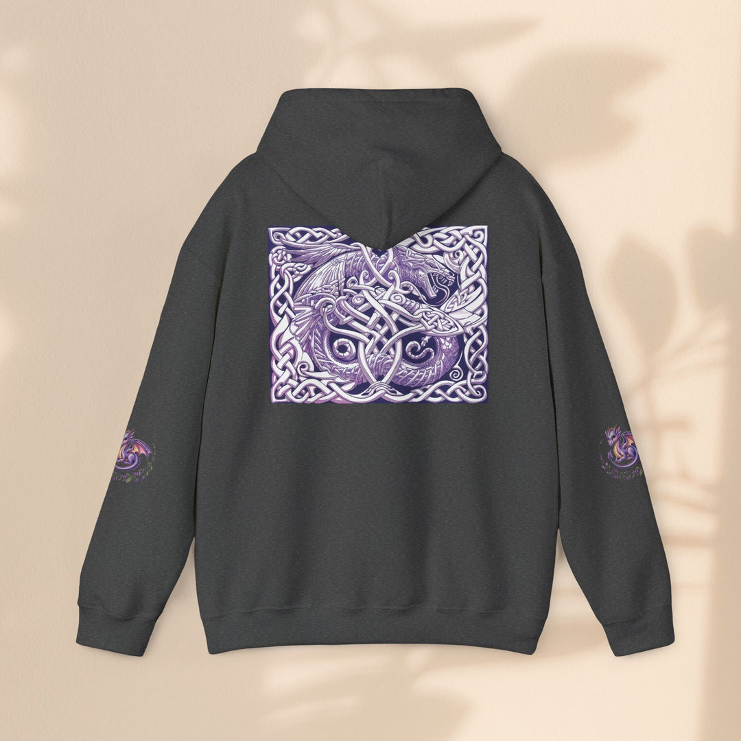 Celtic Dragon Hoodie, Gift for Fantasy Lovers