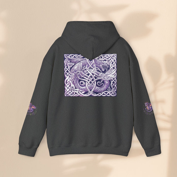 Celtic Dragon Hoodie, Gift for Fantasy Lovers