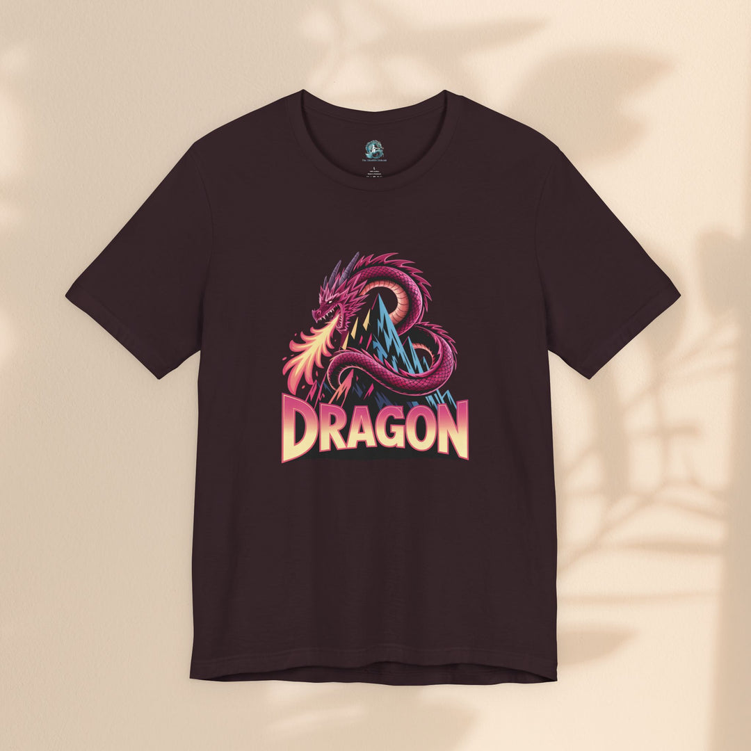 Dragon Graphic Tee, Unisex T-Shirt, Fantasy Shirt, Gift for Gamers, Dragon Lovers Shirt, Casual Wear, Unique Apparel