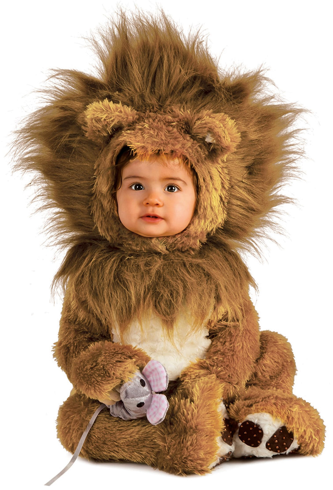 Baby Lion Cub Costume Romper - Infant Animal Outfit with Hood