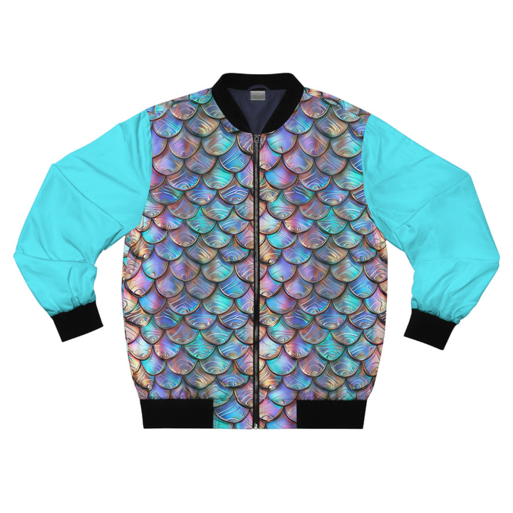 Men's Bomber Jacket  - Shiny Mer Scales