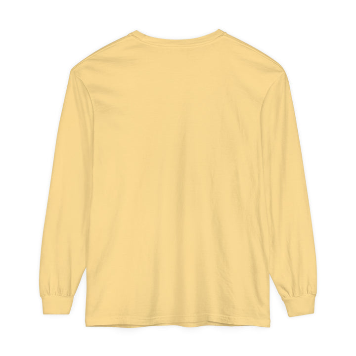 Unisex Garment-dyed Long Sleeve T-Shirt - Walking On Sunshine